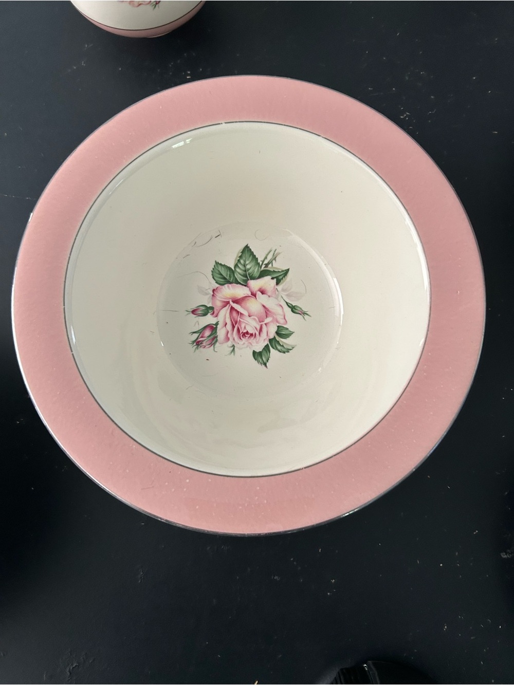 Homer Laughlin china pink Rose